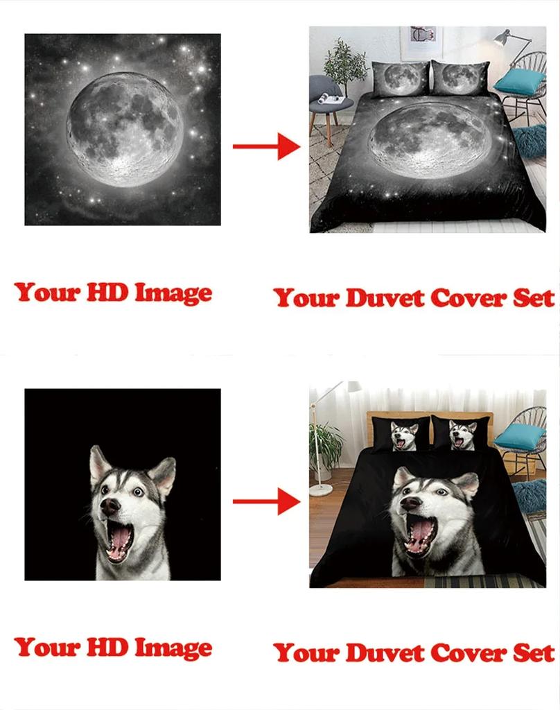 Christmas Reindeer Plaid Duvet Cover Set Breathable Polyester Machine Washable - Perfect for All Seasons