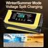 12V 6A Car Battery Charger 110-240V Power Puls Repair Charger Wet Dry Lead Acid Battery LED Display Moto Truck Battery Charger