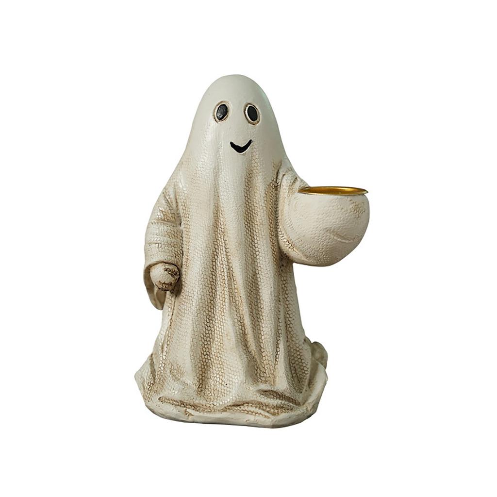 Halloween Cartoon And Cat Figurines – Holiday Tabletop Decorations For Home And Party Atmosphere