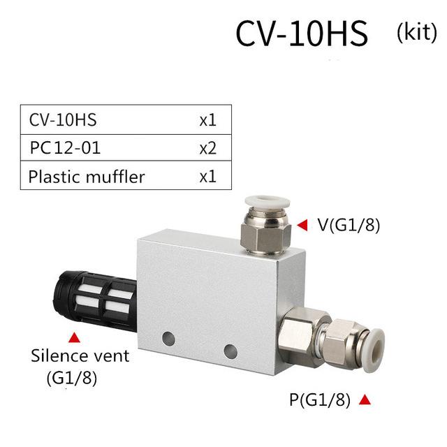 Free shipping Vacuum generator ACV CV-10HS 20HS 25HS vacuum generator suction cup negative pressure control vacuum valve