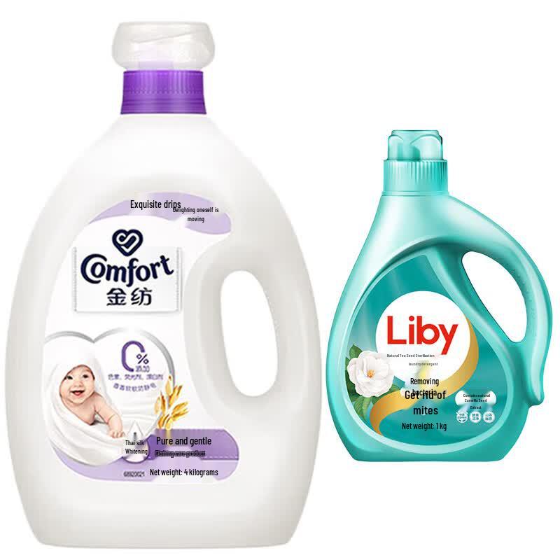 Comfort Fabric Softener 4L & Tea Seed Laundry Detergent 1KG Bundle