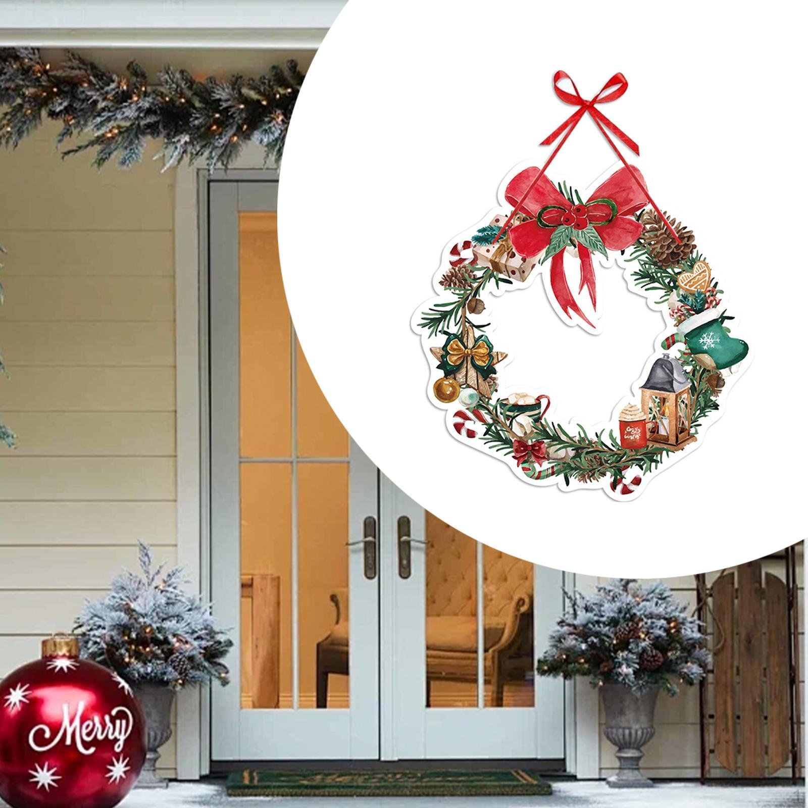 

Рождественские украшения, дверные подвесные знаки, подарки для друзей, реквизит для вечеринок, настенные украшения, рождественская елка, декор для 30cmx30cm_1Pc