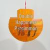 Ancient-Style Wedding Lantern with Fu Character: Tea Ceremony & Waterfall Scene Decoration