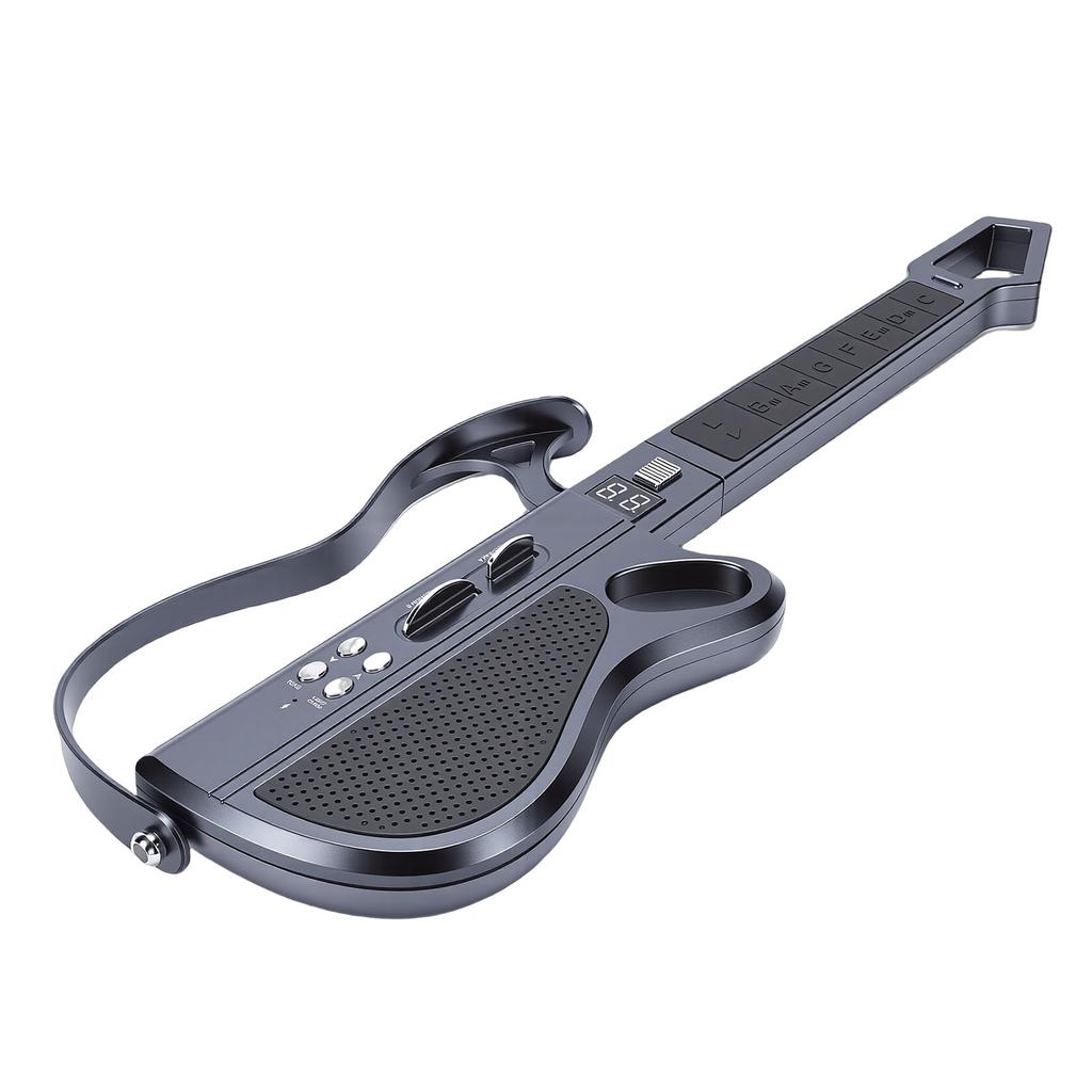 Kids Music Electric Guitar Stringless Smart Guitar Toy Musical Instrument Rechargble with LED Lights for Boys Girls 3 Yrs Old