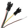 Acelerador de Manillar para Bicicleta Eléctrica con Pantalla LCD para Velocidad y Voltaje Longitud del Cable 170cm Se Adapta a Sistemas de 36/48/60/72V Incluye Par