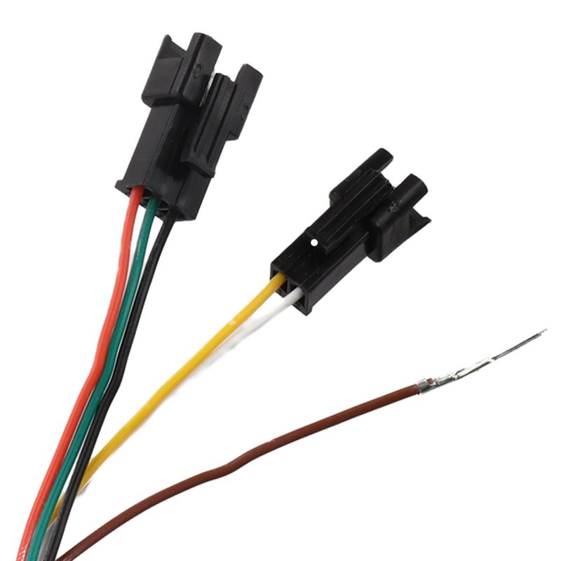 Acelerador de Manillar para Bicicleta Eléctrica con Pantalla LCD para Velocidad y Voltaje Longitud del Cable 170cm Se Adapta a Sistemas de 36/48/60/72V Incluye Par