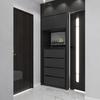 HIT Shoe Cabinet Matte Gray 100 CM