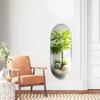 3D Plant Potted Plants, Living Room Background Decoration, Self-adhesive Wall Stickers