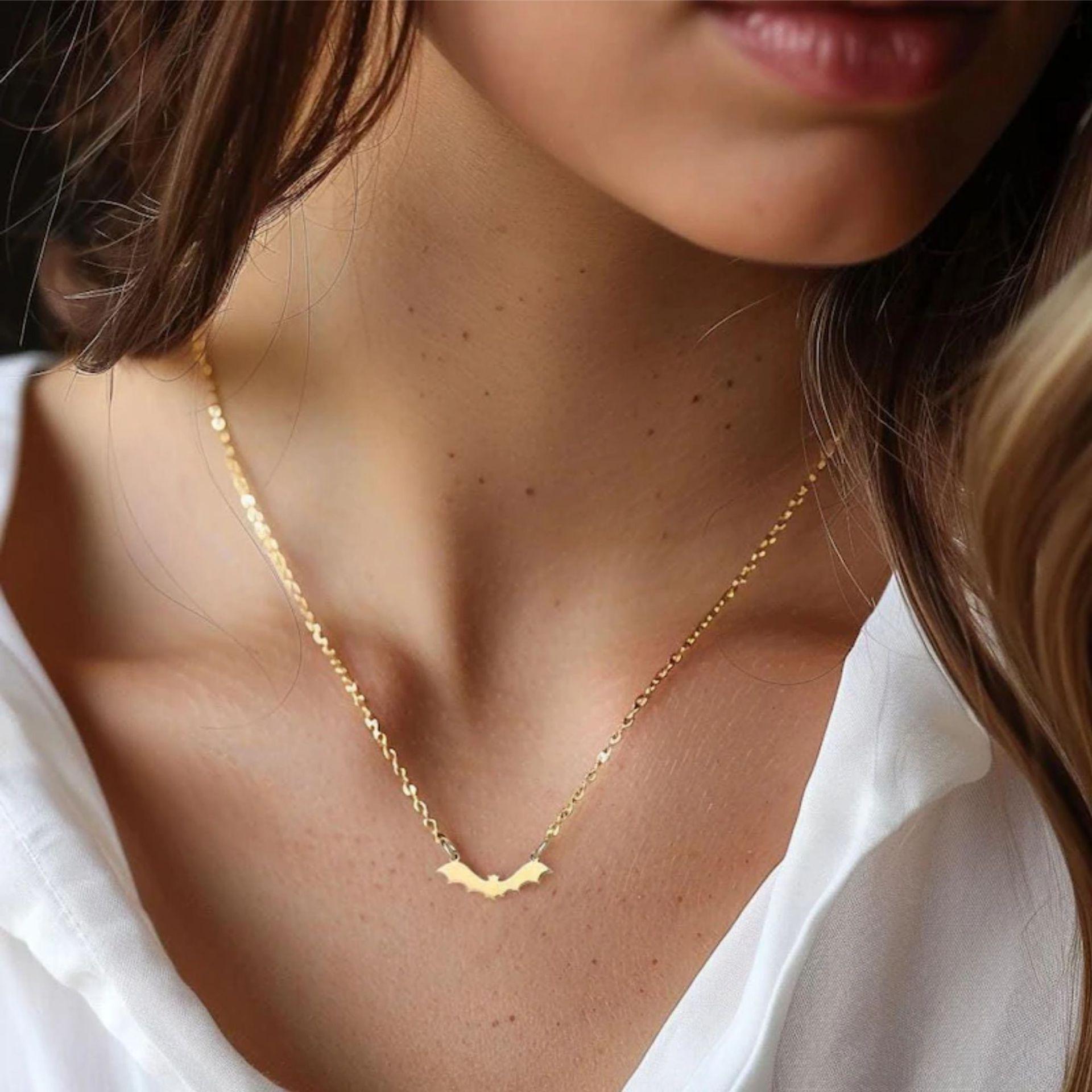 Подвеска в виде летучей мыши в стиле ретро: Европейская и американская классика Хэллоуина, стиль панк-хип-хоп, популярный модный аксессуар