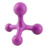 Back Muscle Massager 4 Balls Structure Deep Relaxing Neck Massage Tool for Neck Leg Purple