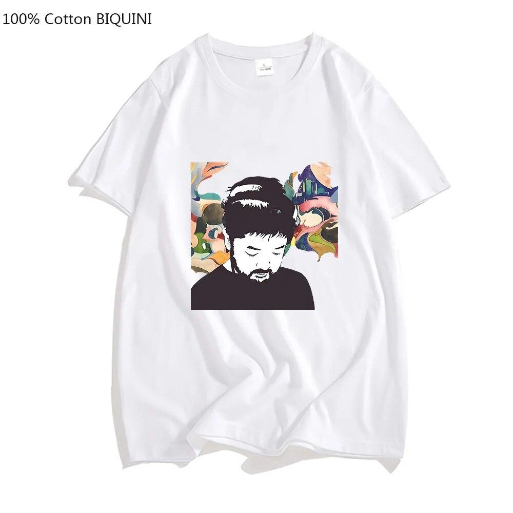 Lo-Fi Jazz Hip Hop Hudba Nujabes Seba Jun Trička Unisex Portrét Cool Trička 100% bavlna Trička Harajuku LOOSE Smysl pro design