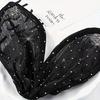 Elegant Black Fabric Hair Clip - 1pc, Sparkling Rhinestone Accents, Versatile Twist & Bun Maker for Women