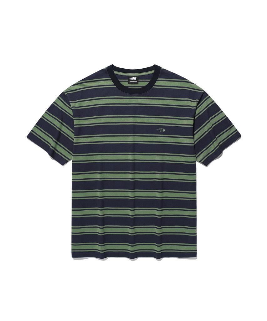 NICEGHOSTCLUB Multi Stripe 3Star Tee_Navy(Ng2Gmut540A)