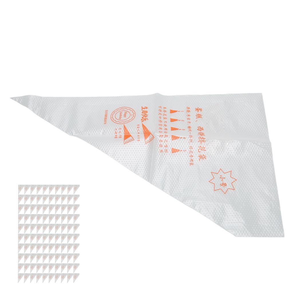 100pcs Disposable Piping Bags Set Multifunctional DIY Lip Glaze Dispensing Tools