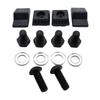 NEW-4Pcs Car Rear Trunk Stop Buffers Mounting Kit For E Class W124 A124 C124 S124 A1247580044 A1247580144