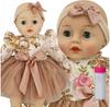 Doll MarioToys Baby Speaks and Sings In Polish Closes Eyes 45 cm+Pacifier+Bottle