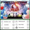 QZB2655 World Cup 2026 USA-Canada-Mexico Flag Decor Banner