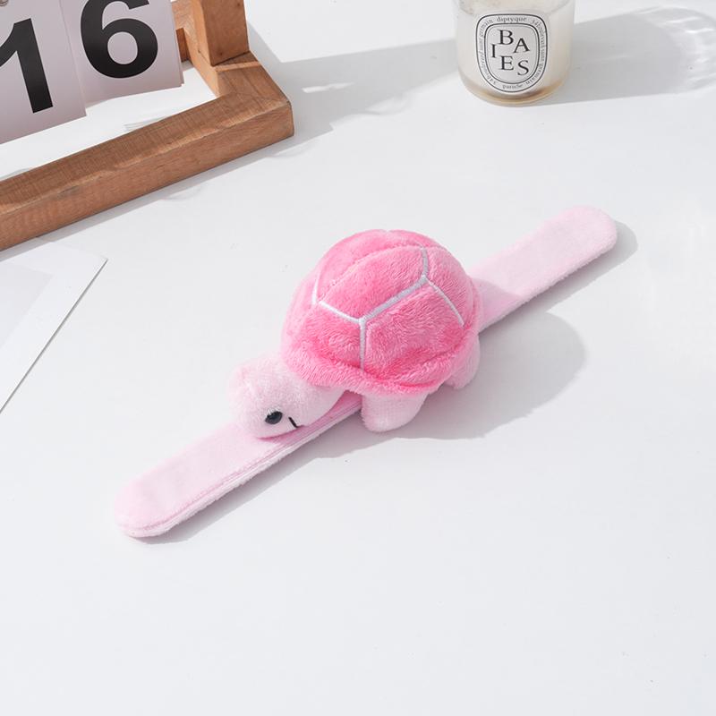 

6 цветов, 9 см, Черепаха, Браслет-пощекотка, Плюшевая игрушка, Браслет-ремешок с черепахой, Плюшевая черепаха, Подарок, Игрушка, Кукла розовый