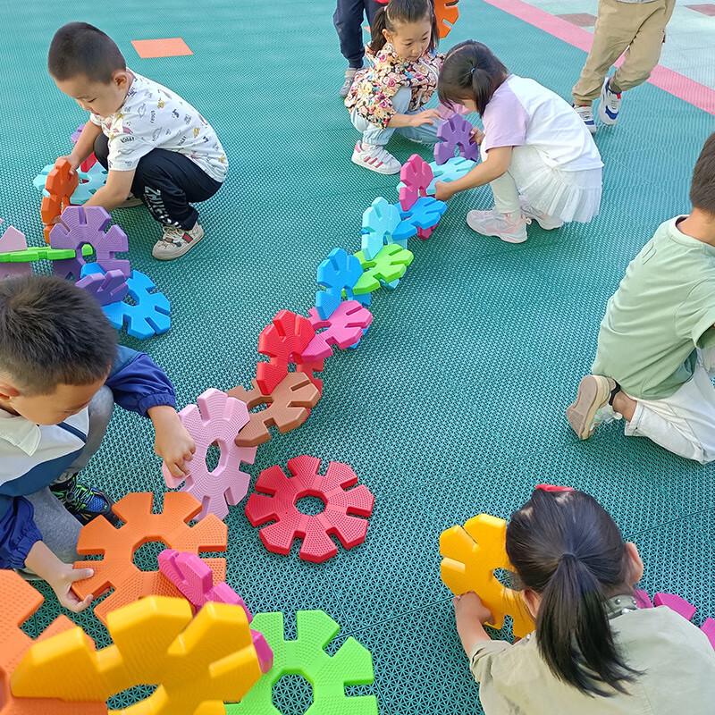 Ayub Large Snowflake Building Blocks Set