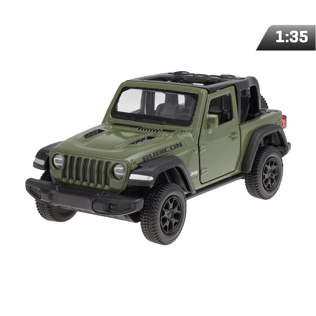 Model 1:35 RMZ Jeep Wrangler Rubicon 2021 Kabriolet, zelený