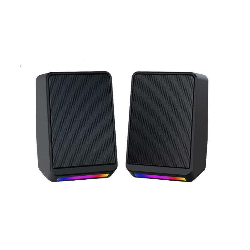 X9 Compact USB Desktop Speaker - Mini Audio Subwoofer for Laptop