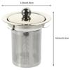 Kaffee Teekanne Sieb Maschine Edelstahl Filter Bildschirm Steilere Silber Machen
