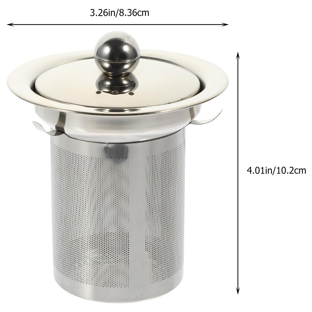 Kaffee Teekanne Sieb Maschine Edelstahl Filter Bildschirm Steilere Silber Machen