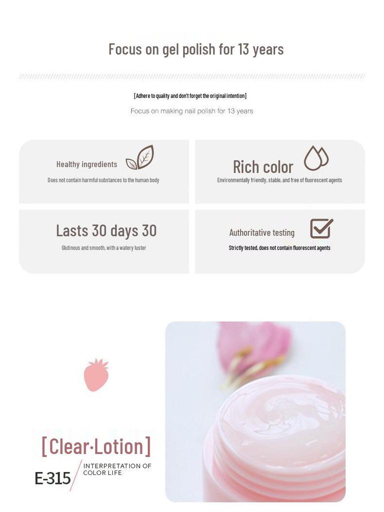 Gaoy Transparent Nude Jelly Gel Nail Polish 2025 - New Translucent Nude Color for Professional Use