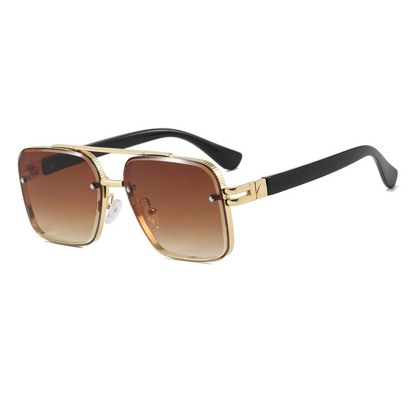 European and American square toad-shaped sunglasses, new metal punk sunglasses, fashion sunglasses