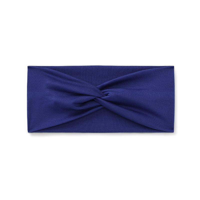 Yoga Sports Headband Elastic Non-slip Wide Headband Candy Color Headband Exercise Running Sweat-absorbent Women's Headband