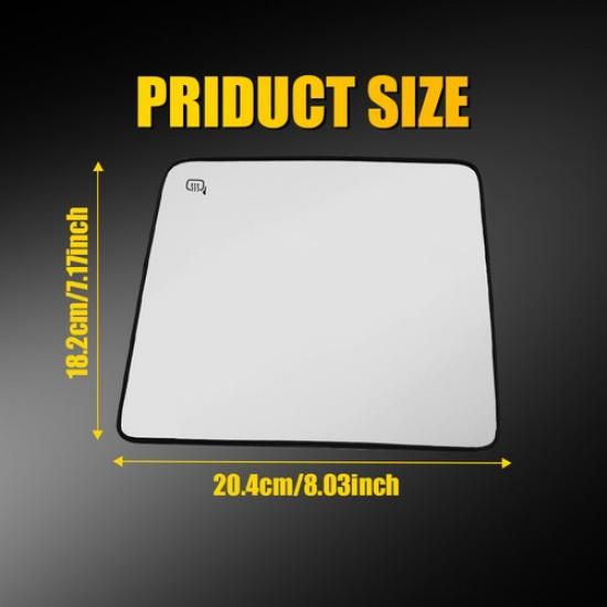 For 2008-16 Super Duty F250 350 450 Tow Mirror Glass Upper Heated Driver Left N