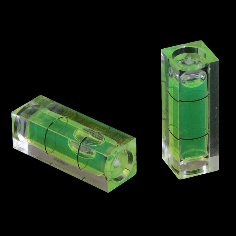2Pcs Rectangular Cube Level Bubble Measurement Detector Tool
