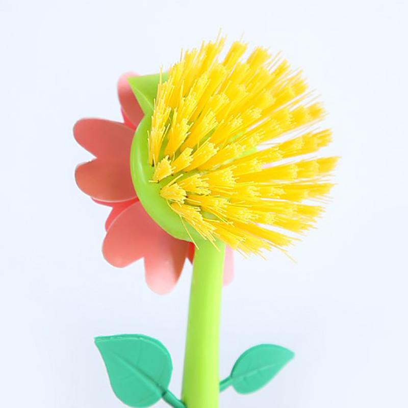 

Дозатор для мыла, раковина, автоматическая губка для ванной, чистящая щетка в форме цветка, инструмент