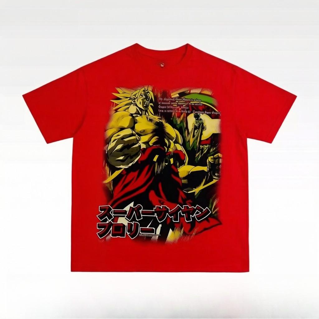 

Dragon Pearl Broly Print Pattern Tshirt Casual Shortsleeved Tshirt Casual and Comfortable Parentchild Outfit S