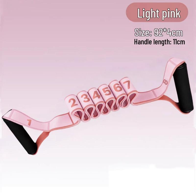 Kids' 8-Grid Stretch Band: Dance & Yoga Elastic Resistance Band