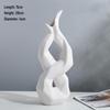 Nordic Irregular Ceramic Vase for Dried Flowers: Modern Home Decor Ornament