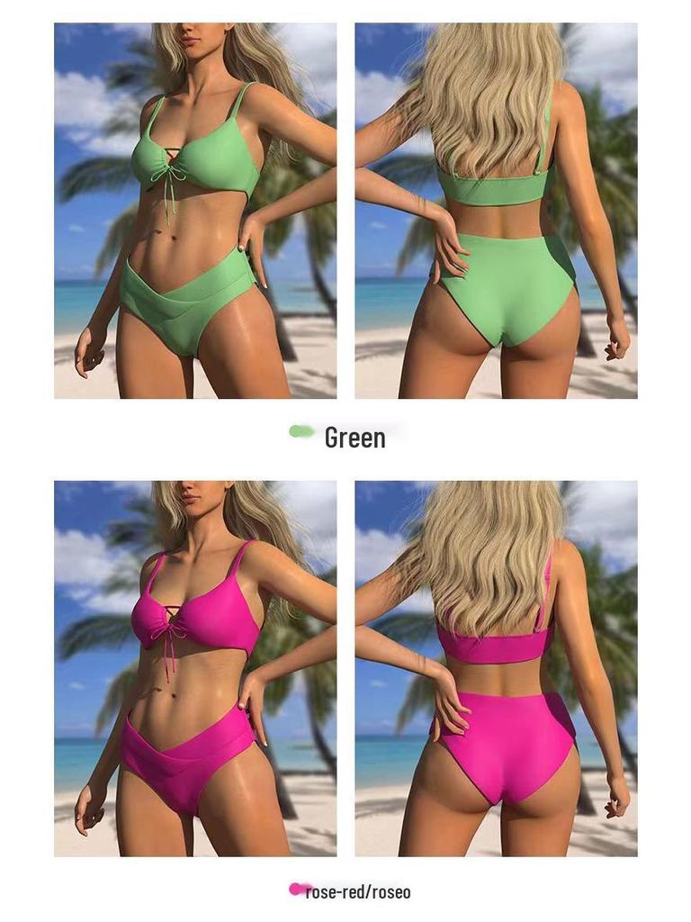 2024 Women's Two-Piece Bikini Swimsuit Set - New Style