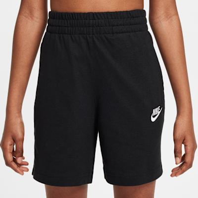 Kids' Nike Knitted Sweatpants Sportswear Club Black/White Teenagers