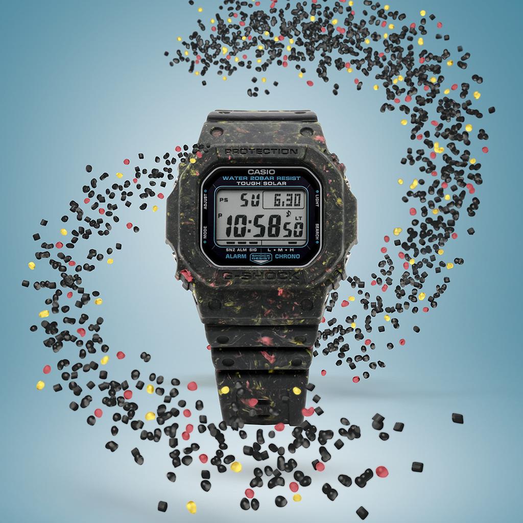 Casio G-SHOCK Men's Resin 200M Water Resistant Shock Resistant Alarm Quartz Watch G-5600BG-1