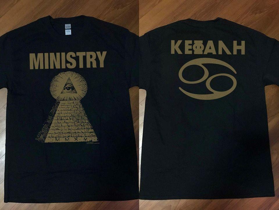 1991 Ministry Psalm 69 Tour T-Shirt, Ministry Psalm 69 Concert Unisex T-Shirt L