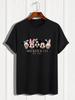 Disney Printed Women's Men's T-shirts A Regular Pure Cotton T-Shirt In A Summer Casual Style Tee Unisex Men Clothing Y2k Clothes