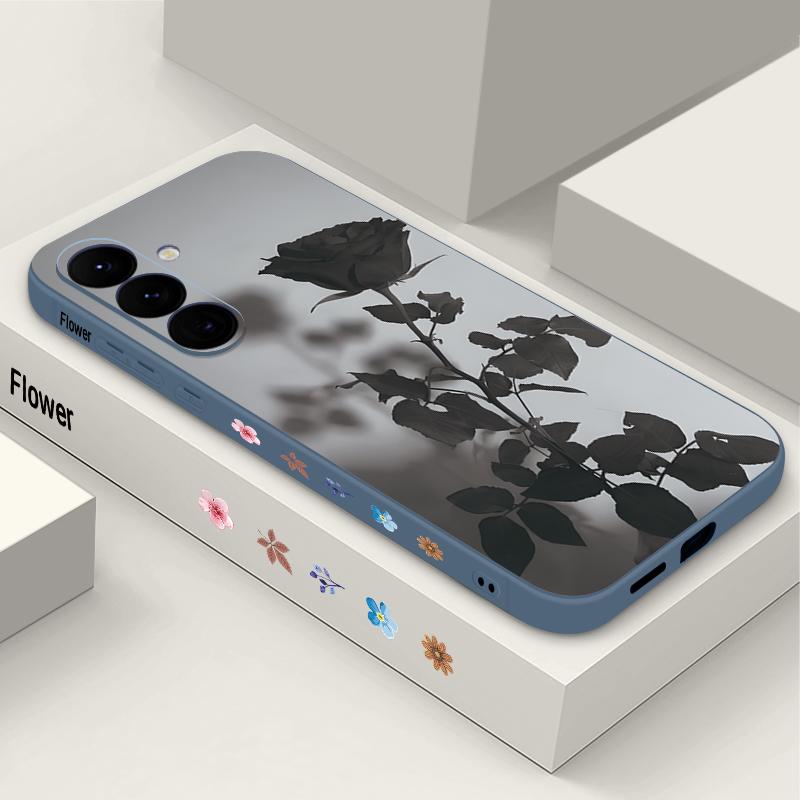 Cartoon Daisies Flowers Case For Samsung Galaxy S26 S25 Ultra S24 S23 S22 Plus S21 FE A15 A16 A17 A35 A36 A54 A55 A56 5G Soft Cover