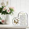 Acrylic Heart Memorial - Comforting Sympathy Gift for Loss of Loved One