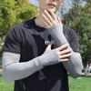 Arm Protection Long Ice Silk Sleeves Checkered Cycling Gloves Sunscreen Arm Covers  Women