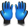 Professional Pet Grooming Glove 2 in 1 Deshedding Brush and Bath Massager for Dogs Cats Rabbits Gentle Hair Remover DeMatting