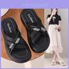 Chic Summer Women's Slide Sandals With Soft Cushioning And Non-slip Design For Beach And Casual Wear