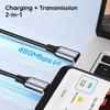 USB C Fast Charging Data Cable 90 Degree Type-C Data Cord PD 240W 48V 5A High-Speed for iPhone 15 USB Type-C Mobile Phone Cords