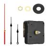 PATIKIL Replacement Quartz Clock Mechanism for DIY Wall Clock, Aluminum 80mm Hands and Motor Kit, Mute Movement, BlackRed