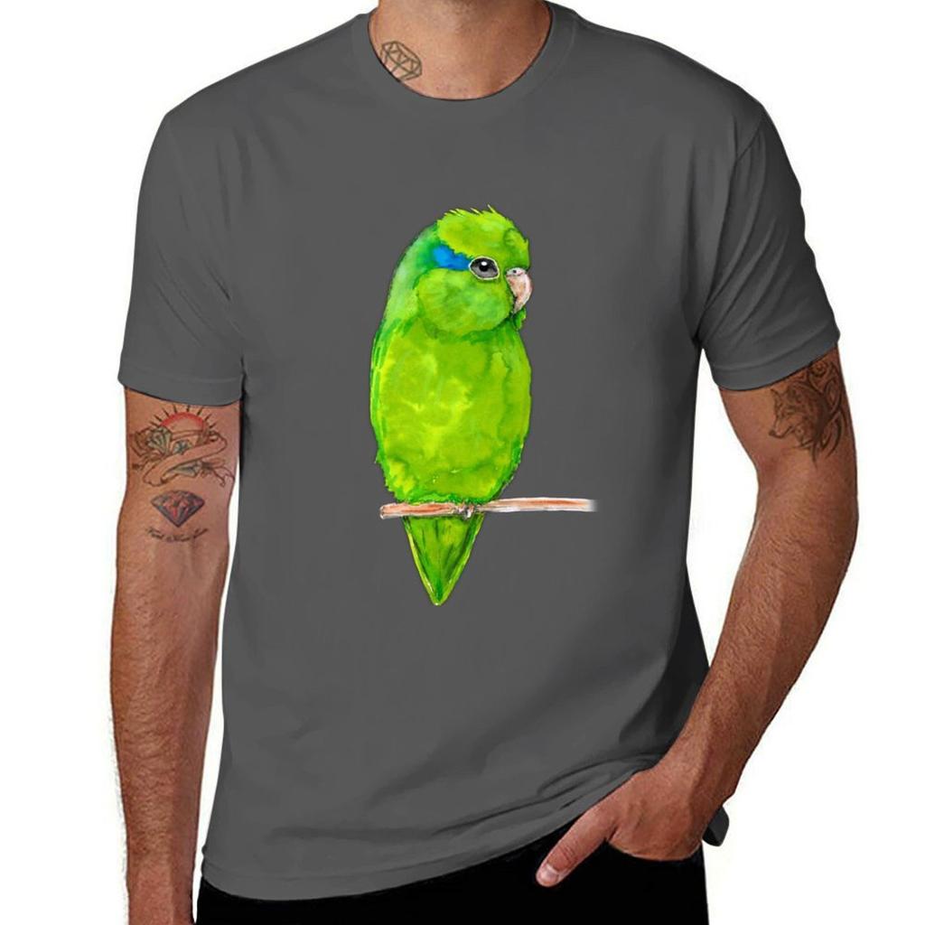 Green Parrotlet Tshirt Holiday Party Tee Shirt