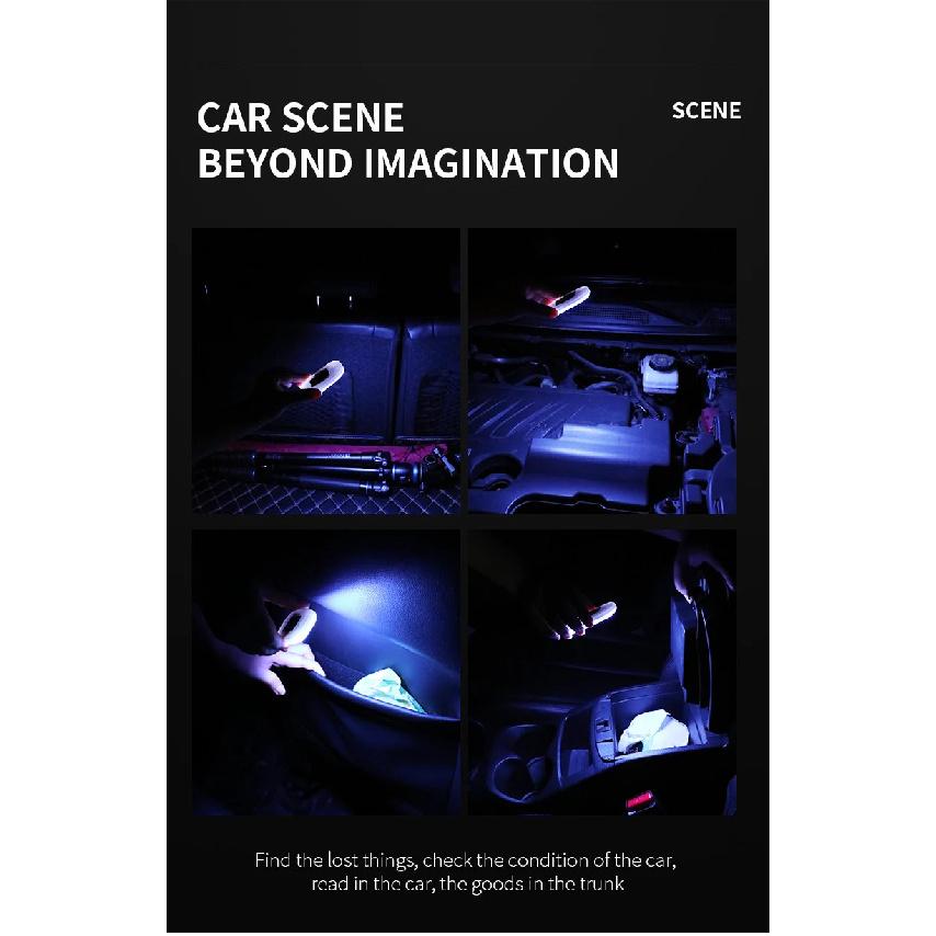 Car LED reading light Interior light Trunk light Car mounted ceiling Indoor and rear interior touch lighting